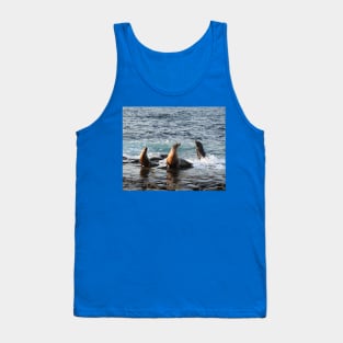 Sea Lions, marine life, wildlife, gifts, Feeling Good Tank Top